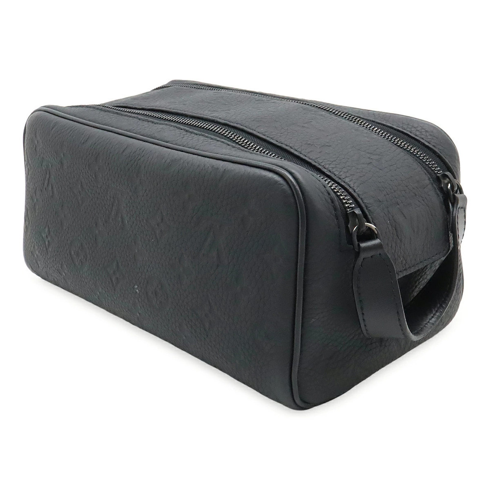Louis Vuitton Handbag Bag Monogram Pouch Shoulder Taurillon Dopp Brown
